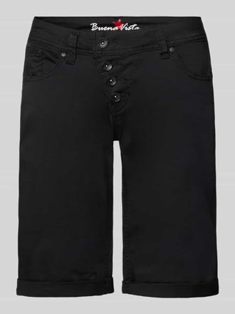 Buena Vista Bermudas mit Knopfverschluss Modell Malibu in Black, Gr&ouml;&szlig;e XXS