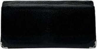 Cartier Pre-owned Leren Portemonnee - Dames - Vintage Accessoires - Zwart - ONE Size - Leer - Vintage