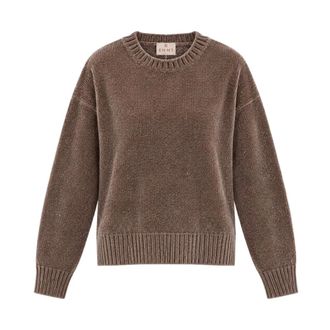 Marella Trui met ronde hals - Dames - Truien - Bruin - Maat: M