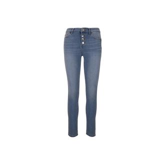 Liu Jo Jeans Bottone - Dames - Skinny Jeans - Blauw - W27 - Katoen - Jeans