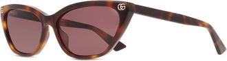 Gucci Violet Cat Eye Ladies Sunglasses GG1815S 002 58
