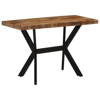 vidaXL Vidaxl - Mesa De Comedor Madera Maciza De Mango 110x55x75 Cm
