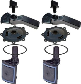 OEM Kit De Reparaci&oacute;n De V&aacute;lvula De Piscina De 2/3 V&iacute;as - Compatible Con Jandy 4715/4716/4717 - Juego De 2 Piezas Fabricado En Pl&aacute;stico Reforzado