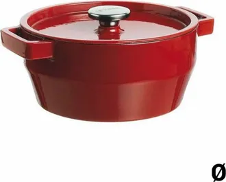 Pyrex Cocotte Pyrex Slowcook Redonda 24 Cm Rojo 3,6 L