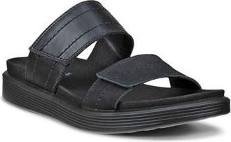 Ecco Soft Mule Sandal in Black/Black at Nordstrom, Size 10-10.5Us