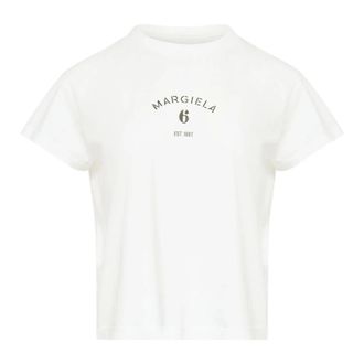 Maison Margiela Dames, Tops, Wit, Maat: S
