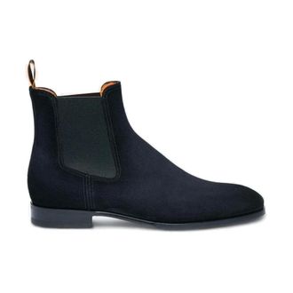 Santoni Chelsea Boots, male, Blue, Size: 9 1/2 US Chelsea Boot