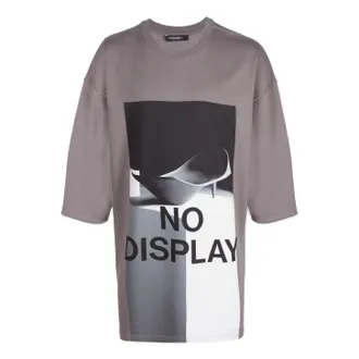 A-Cold-Wall* No Display Oversized T-Shirt Mid Grey ACWMW105MID
