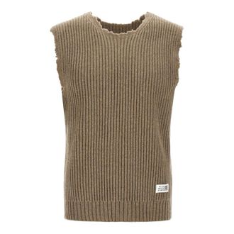 Maison Margiela Truien & Vesten, Heren, Beige, XL, Wol, Vesten