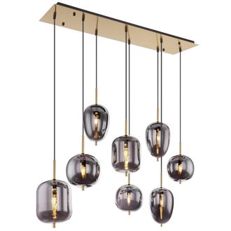 Globo Lighting L&aacute;mpara Colgante - Blacky I - Lat&oacute;n - Vidrio Vidrio - Globo