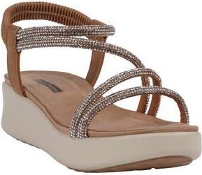 GC SHOES Sol Comfort Platform Sandal in Gold at Nordstrom Rack, Size 8.5