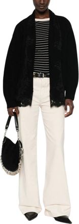 Ermanno Scervino Truien & Vesten, Dames, Zwart, XS, Cardigans