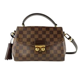Louis Vuitton Pre-owned Handbags, female, Brown, Size: ONE SIZE Pre-owned Vintage Damier Canvas Shoulder Bag