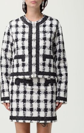 Moschino Giubbotto Moschino Couture in nylon stampato