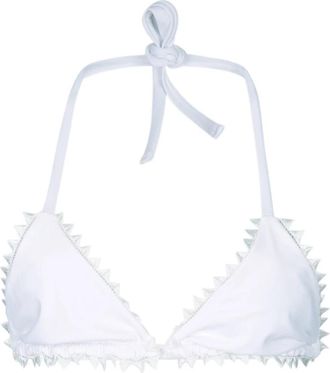 Jacquemus Le Haut De Maillot Picot - Dames - Bikinis - Wit - S - Badmode