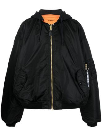 VETEMENTS Bomber oversize - Nero