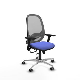 Piqueras y Crespo Silla De Oficina Piqueras Y Crespo Cilanco Negro Soporte Lumbar Ajustable