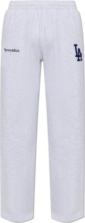 Sporty & Rich Track Pants - unisex - Sweatpants - Grijs - M - Katoen - Broeken