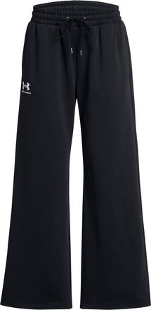 Under Armour Womens Ua Icon Fleece Wide Leg Pant Joggers Black 12