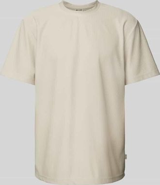 Only & Sons Relaxed Fit T-Shirt mit Label-Detail Modell FRED in Offwhite, Gr&ouml;&szlig;e L