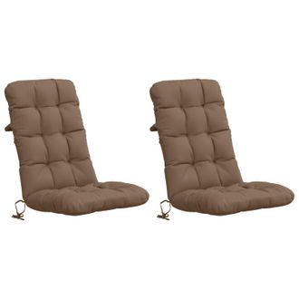 vidaXL Cojines Para Sillas De Respaldo Alto En 2 Piezas Vianen 2 Pcs Vidaxl