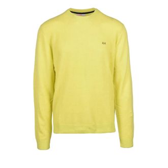 Sun 68 Heren, Truien, Geel, Maat: XL Wol