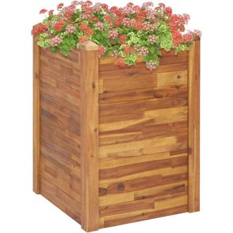 vidaXL Garden Raised Bed 60x60x84 cm Solid Acacia Wood vidaXL