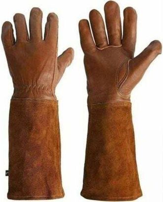 OEM Guantes De Piel Para Jardiner&iacute;a Y Soldadura, Que Ofrecen Protecci&oacute;n Contra Espinas Y Calor, Se Venden En Pares (m)