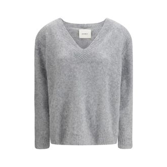 Lisa Yang Dames, Truien, Grijs, Maat: S Zijde