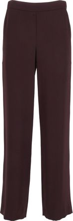 P.A.R.O.S.H. Straight Leg Elastic Waist Straight-Leg Pants