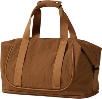 Generic Travel Bags Women Large Size Capacity Sports Fitness Storage Bag Foldable Duffle Suit,Compatible For Shoulder Handbag(Geotechnical Brown)