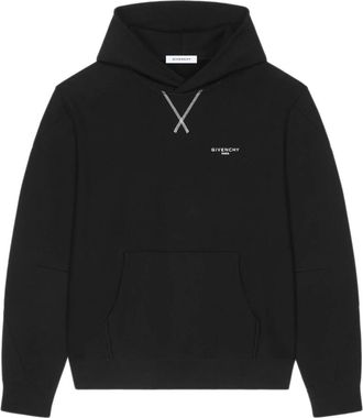 Givenchy Hoodies, male, Black, Size: L Couture Seam Hoodie