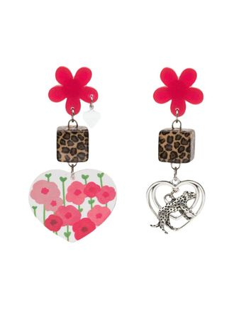 Amir Slama charm-detail drop earrings - Multicolour