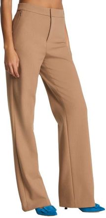 Spanx SPANXsupersmooth Well Suited 360 Wide Leg Pant in Heather Camel at Nordstrom, Size X-Small
