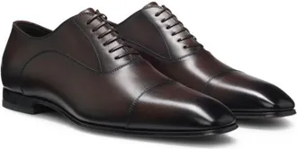 BOSS BY BECKHAM cap-toe Oxford shoes in leather