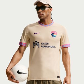 Nike San Diego Wave FC Stadium Edition Nike Mens Dri-FIT Replica Jersey in Brown | P35861SDWF26-SDF