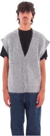 Cycle Brushed English Ribs Vest - Heren - Spencers - Grijs - L - Truien & Vesten