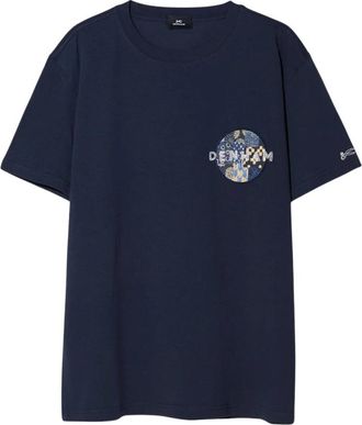 Denham the Jeanmaker Heren, Tops, Blauw, Maat: XS Katoen
