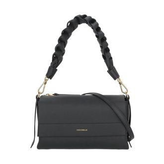 Coccinelle Bolso de hombro peque&ntilde;o Boheme Grana Double - Bags - Mujer - Negro - ONE SIZE