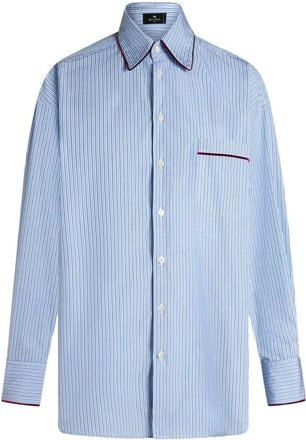 Etro Light Blue Cotton Shirt