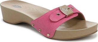 Dr. Scholls Classic Snake Embossed Sandal in Pink at Nordstrom Rack, Size 11