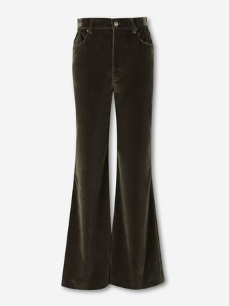 La DoubleJ Flared Velvet Pants