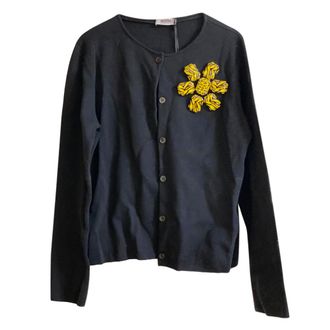 Moschino Moschino Cheap & Chic Black Wool Blend Cardigan Size L