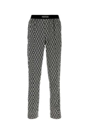 Tom Ford Printed Stretch Satin Pyjama Pant