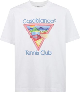 Casablanca Crewneck Logo T-Shirt