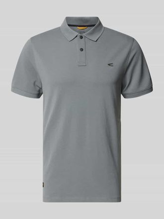 Camel Active Regular Fit Poloshirt in unifarbenem Design in Jeansblau, Gr&ouml;&szlig;e 3XL