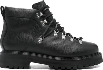 G.H. Bass & Co. leather hiking boots - men - Leather/Leather/Rubber - 43 - Black