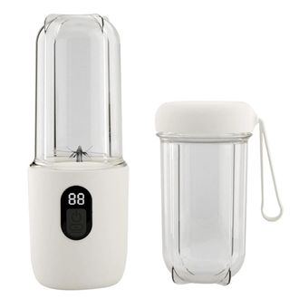 OEM Licuadora Con Pantalla Digital, Carga Usb, Mini Batidora El&eacute;ctrica, 16 Cuchillas
