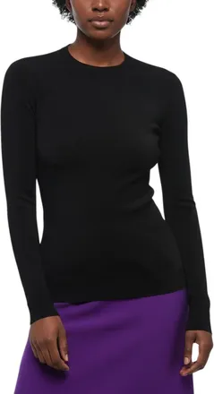 Givenchy Black Solid Crew Neck T-Shirt