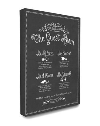 Stupell Industries Home Decor The Guest Room Guide